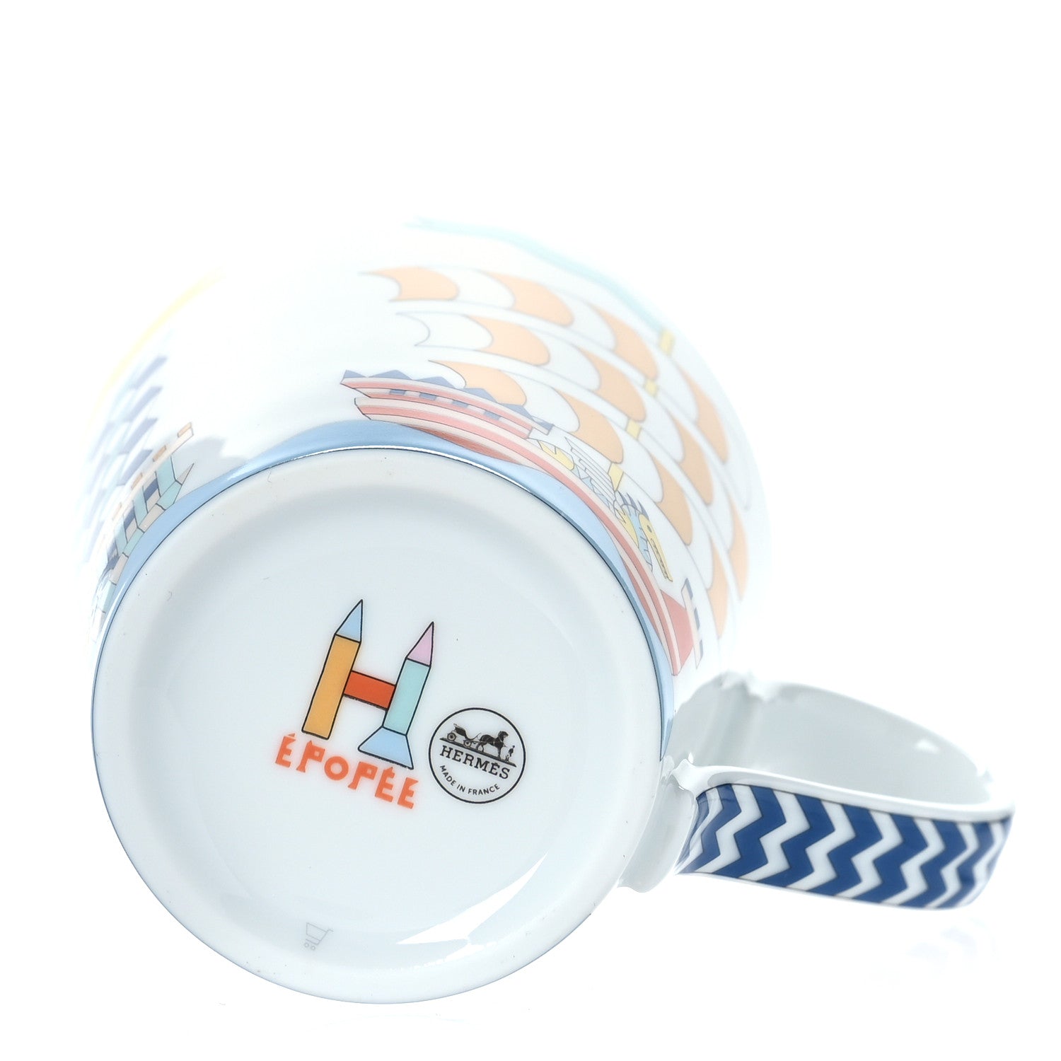 Hermes Porcelain Epopee Boat Mug 7 of 8