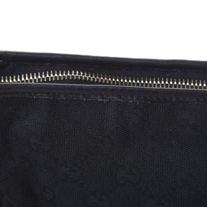 Gucci Monogram Medium New Britt Half Moon Hobo Black 20 of 20