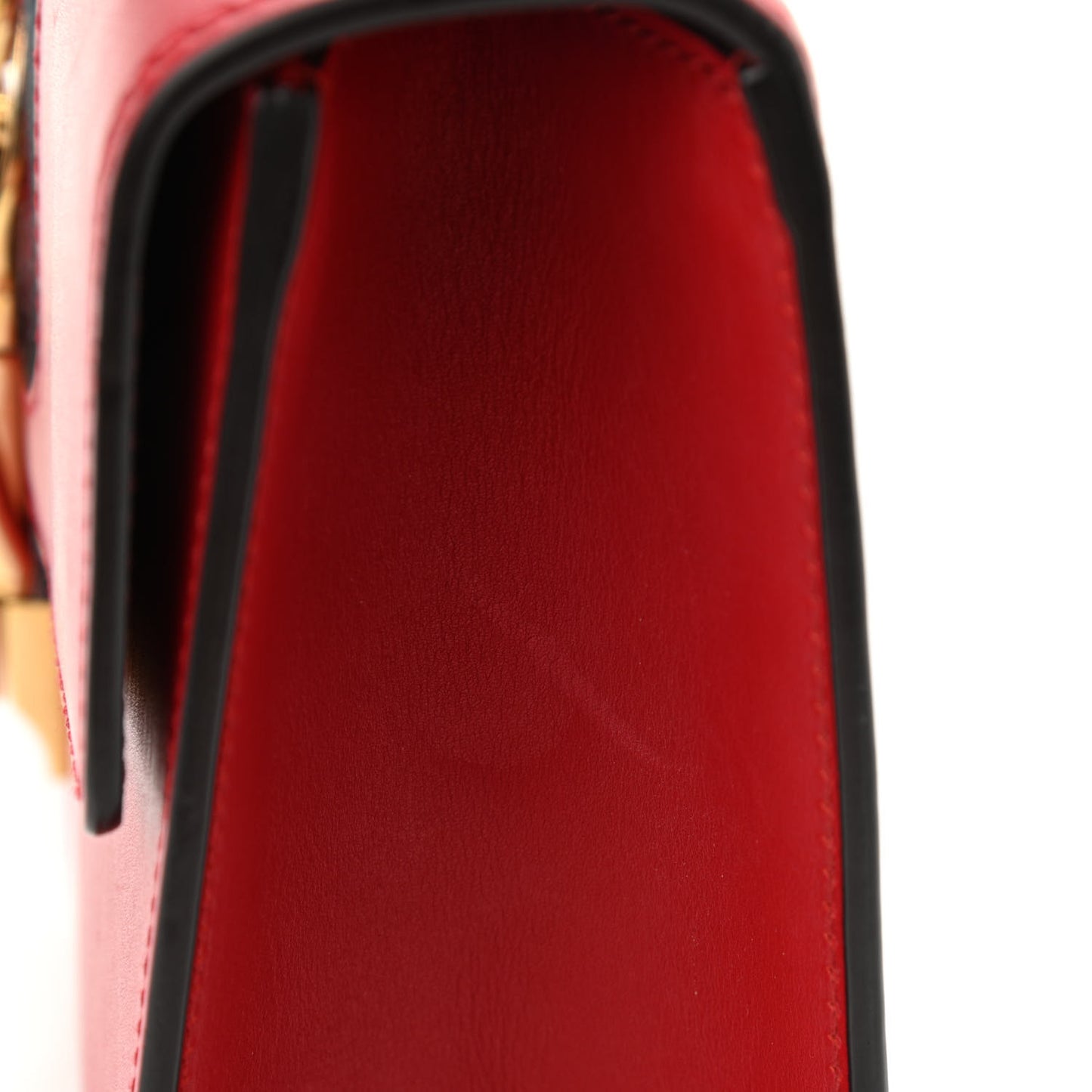 Calfskin Small Sylvie Shoulder Bag Hibiscus Red
