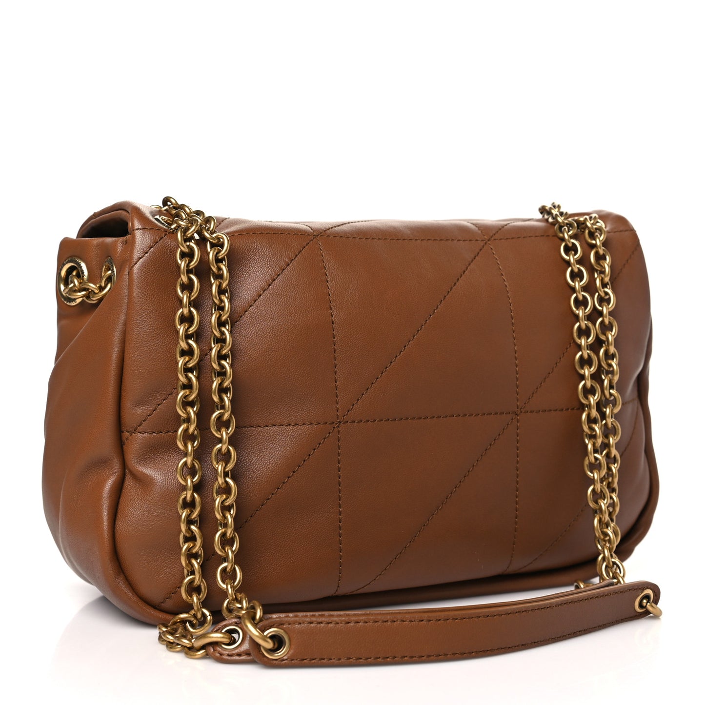 Lambskin Matelasse Monogram Small Jamie 4.3 Light Fox