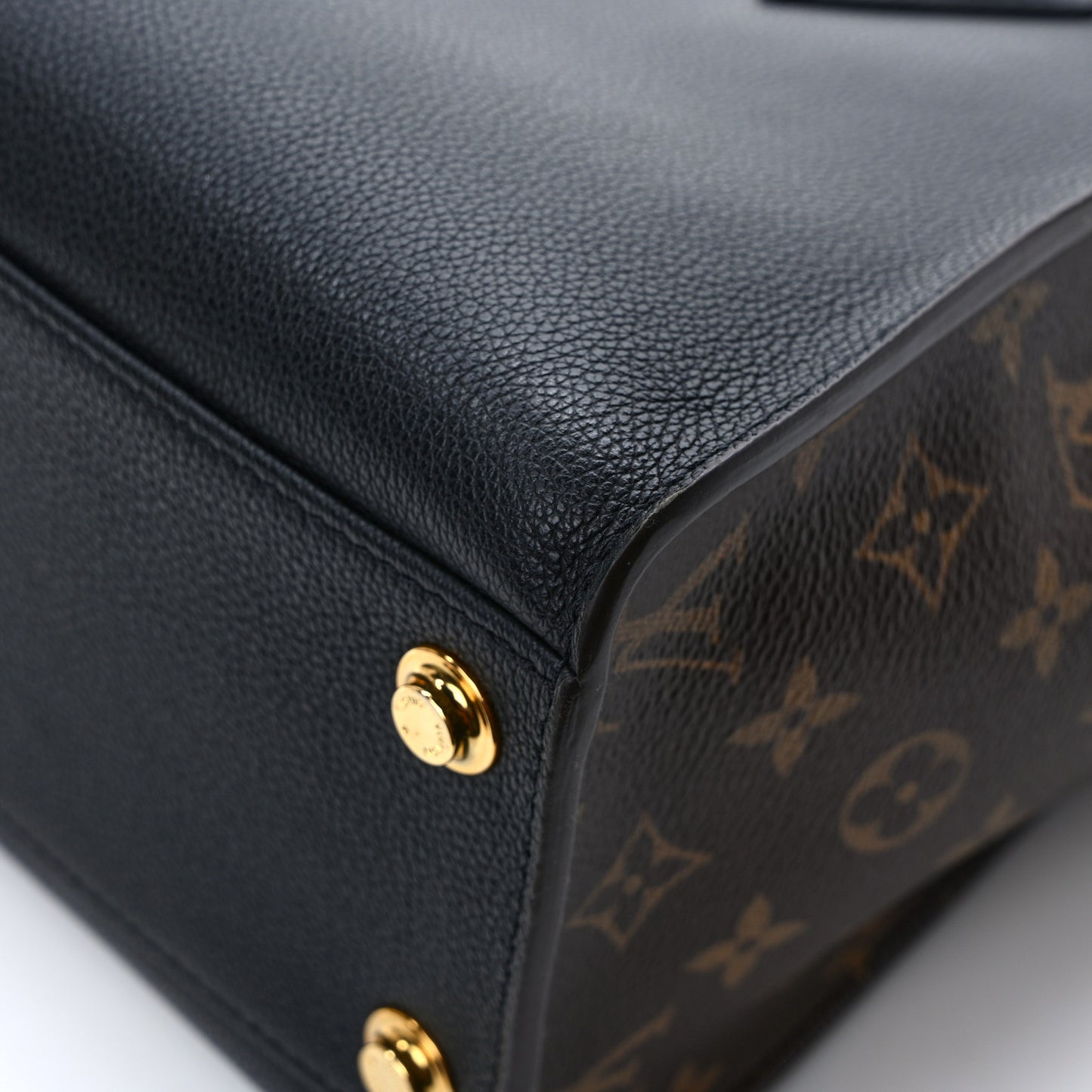 Calfskin Monogram On My Side Black