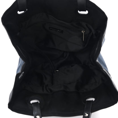 Chanel Lambskin Canvas CC Shopping Tote Black 5 of 13
