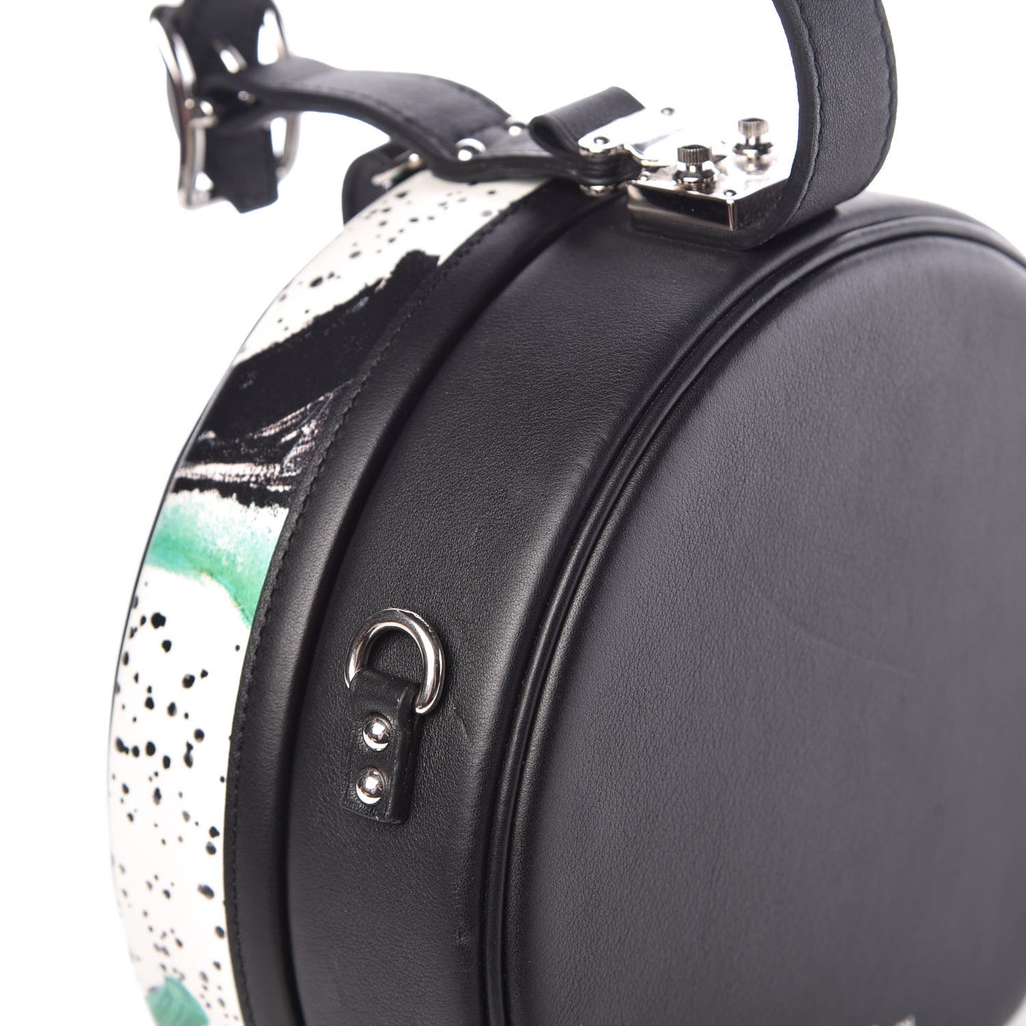 Calfskin Nicolas Ghesquière’s Splash Print Petite Boite Chapeau