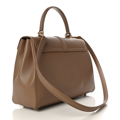 Celine Satinated Calfskin Medium 16 Top Handle Bag Beige 2 of 9