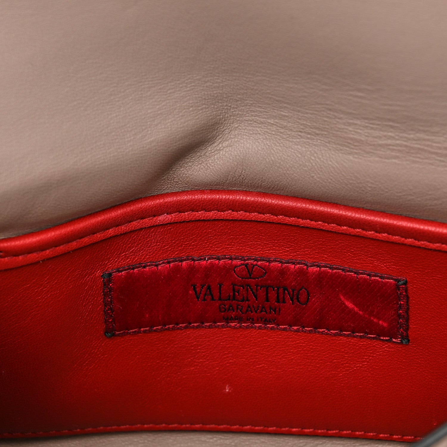 Valentino Garavani Nappa Small Rockstud Spike Shoulder Bag Poudre 6 of 11