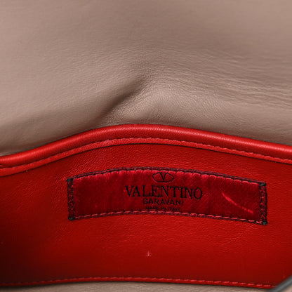Valentino Garavani Nappa Small Rockstud Spike Shoulder Bag Poudre 6 of 11