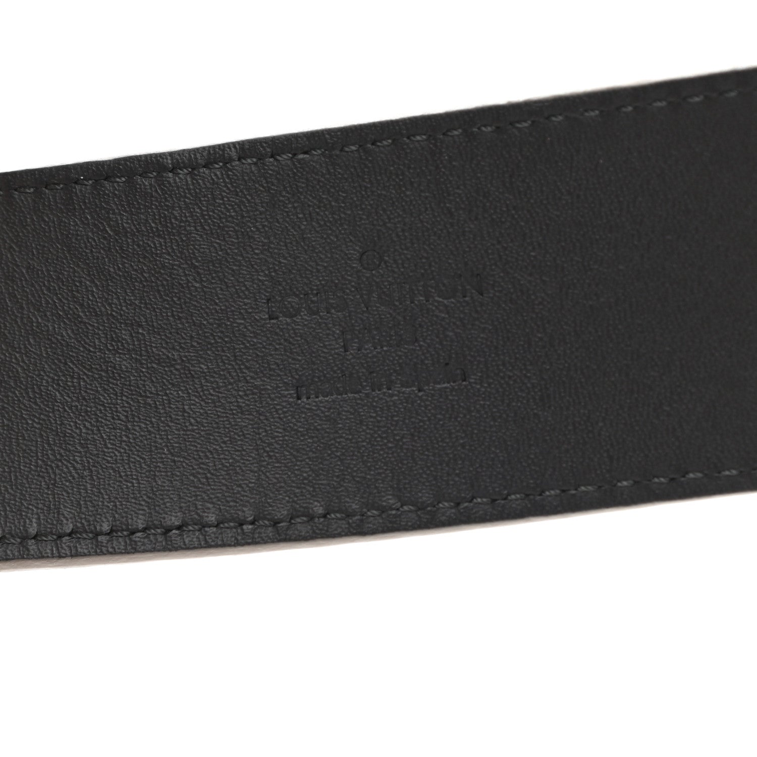 Louis Vuitton Suede Calfskin Mini Damier 40mm LV Initiales Belt 90 36 Grey 3 of 8