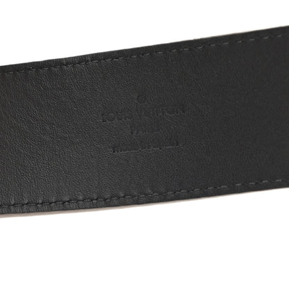 Louis Vuitton Suede Calfskin Mini Damier 40mm LV Initiales Belt 90 36 Grey 3 of 8