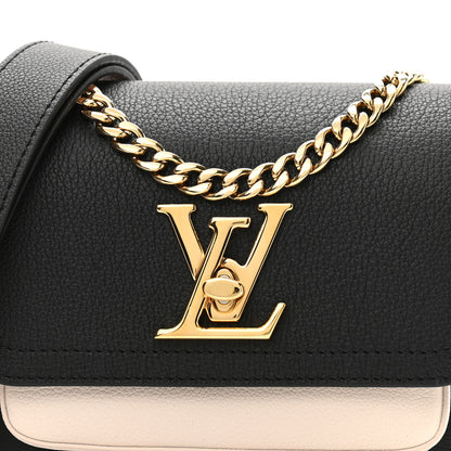 Louis Vuitton Grained Calfskin Lockme Tender Black 7 of 9