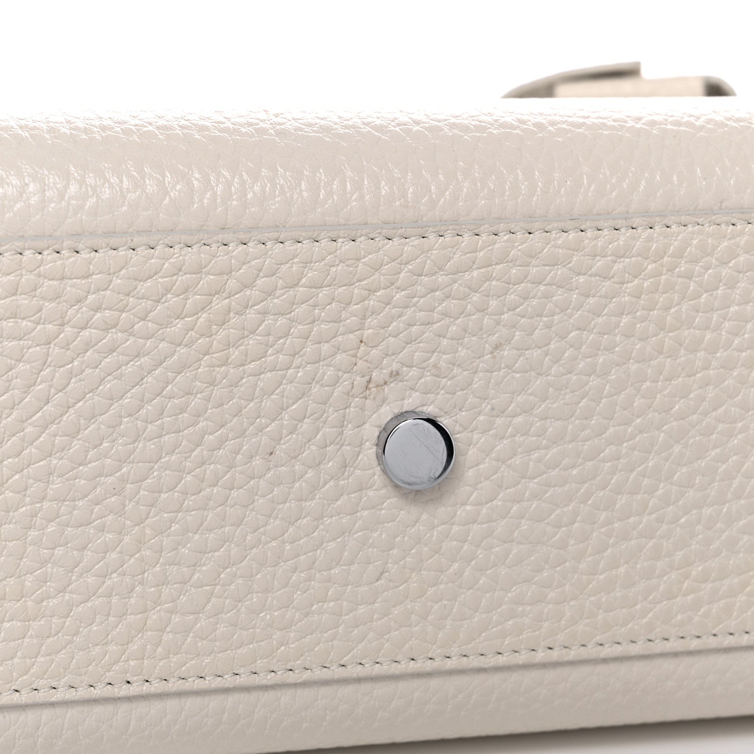 Saint Laurent Grained Calfskin Nano Sac de Jour Dove White 10 of 15