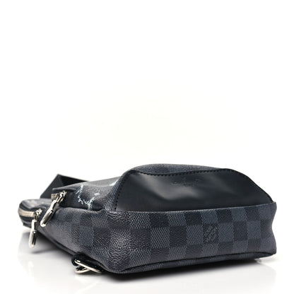 Louis Vuitton Damier Graphite World Map Avenue Sling Backpack 4 of 9