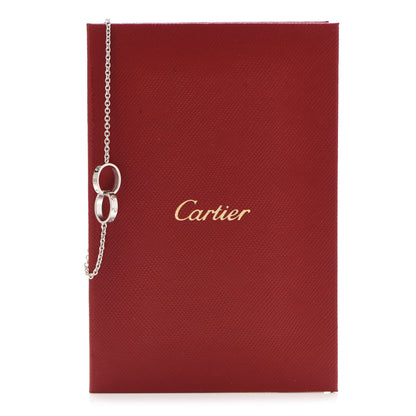 Cartier 18K White Gold Interlocking LOVE Bracelet 5 of 5