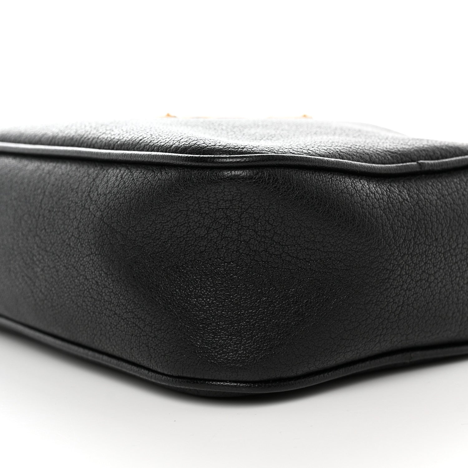 Saint Laurent Grained Lambskin Monogram Lou Camera Bag Black 10 of 14