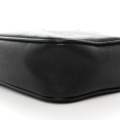 Saint Laurent Grained Lambskin Monogram Lou Camera Bag Black 10 of 14