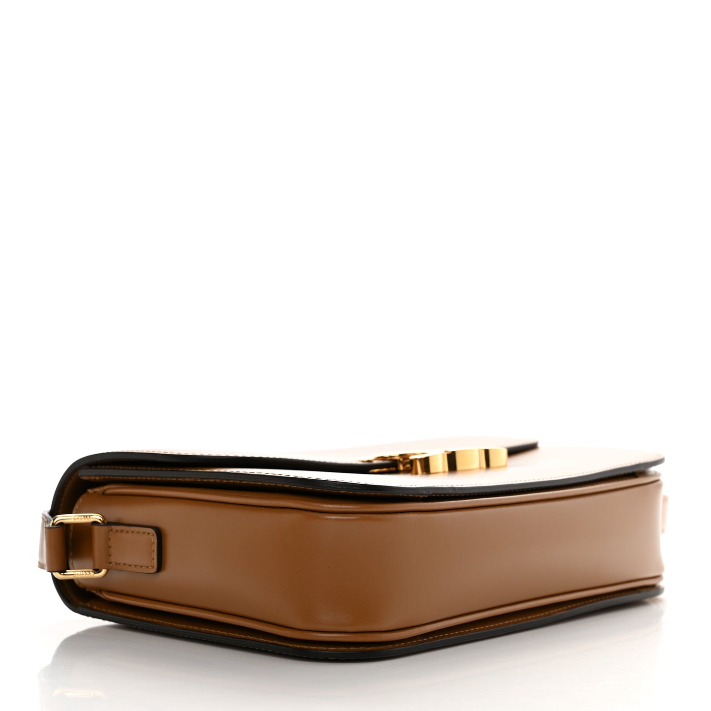 Shiny Calfskin Medium Triomphe Bronze