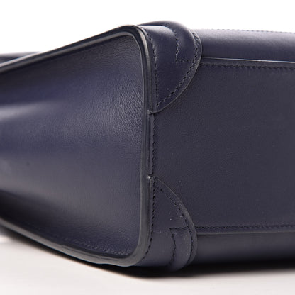 Celine Smooth Calfskin Nano Luggage Ink 9 of 13