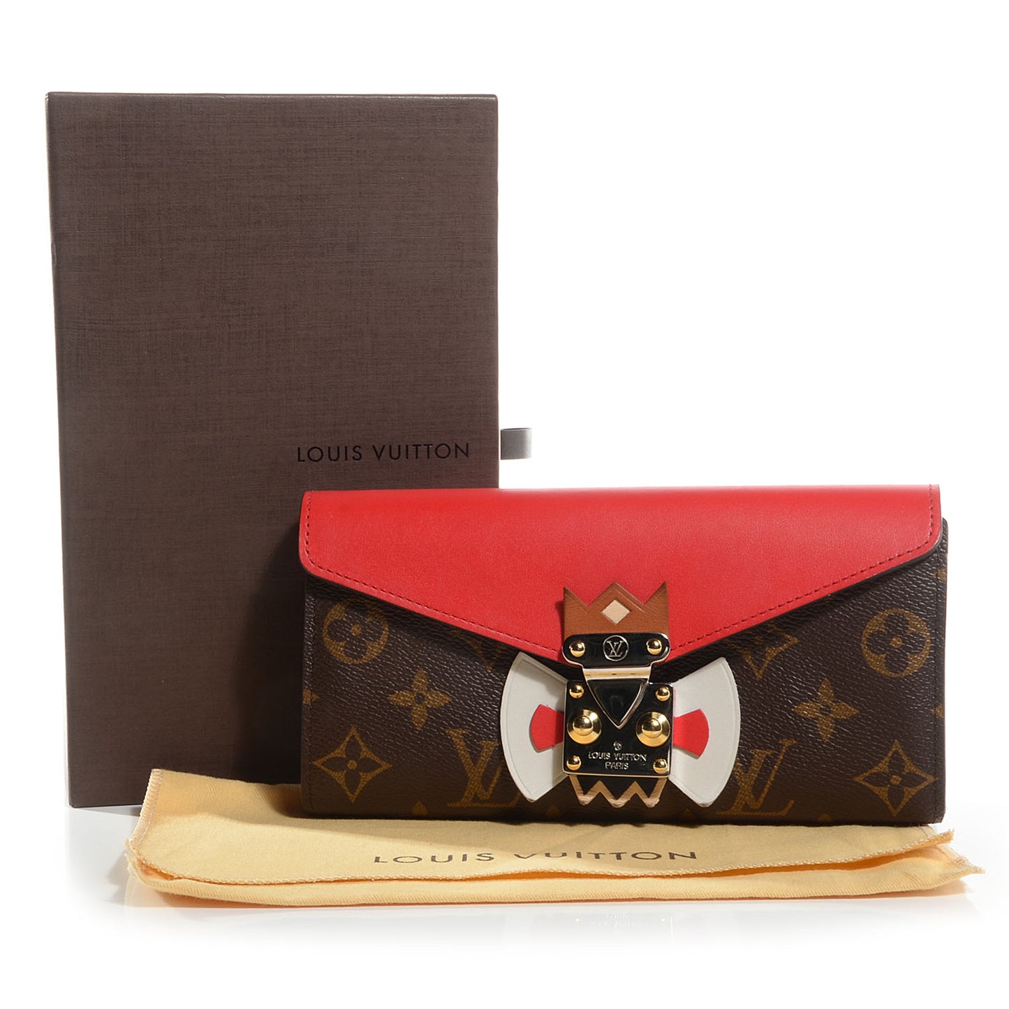 Monogram Tribal Mask Sarah Wallet