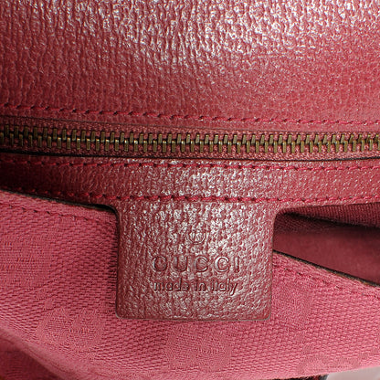 Gucci Monogram Horsebit Chain Flap Bag Fuchsia 6 of 7