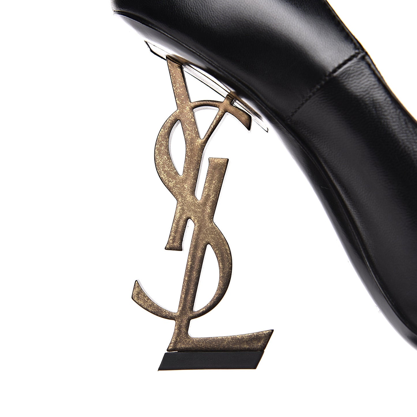 Calfskin Opyum 100 Pumps 36 Black Gold