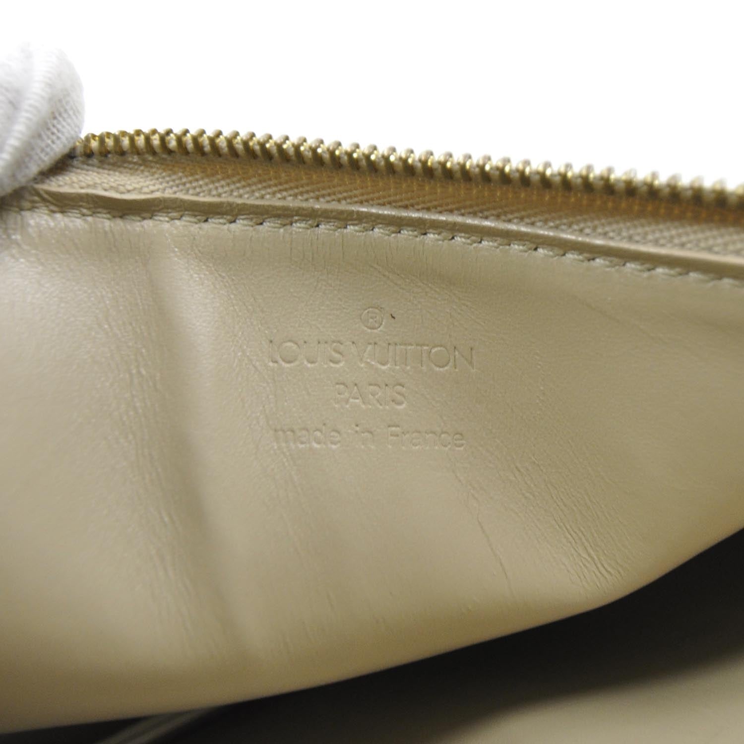 Louis Vuitton Vernis Lexington Pochette Beige 8 of 9