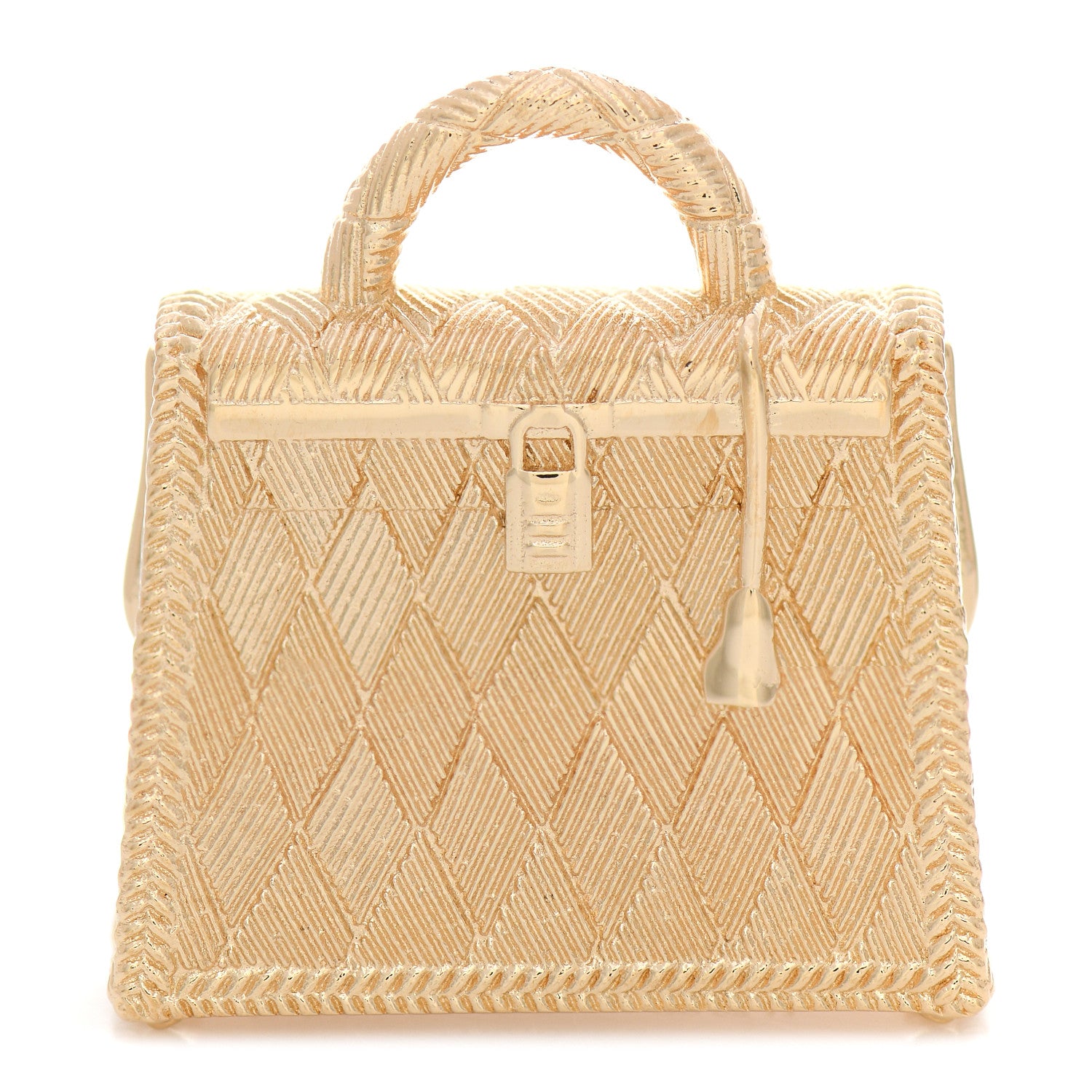 Hermes Permabrass Kelly Curiosite Charm 1 of 3