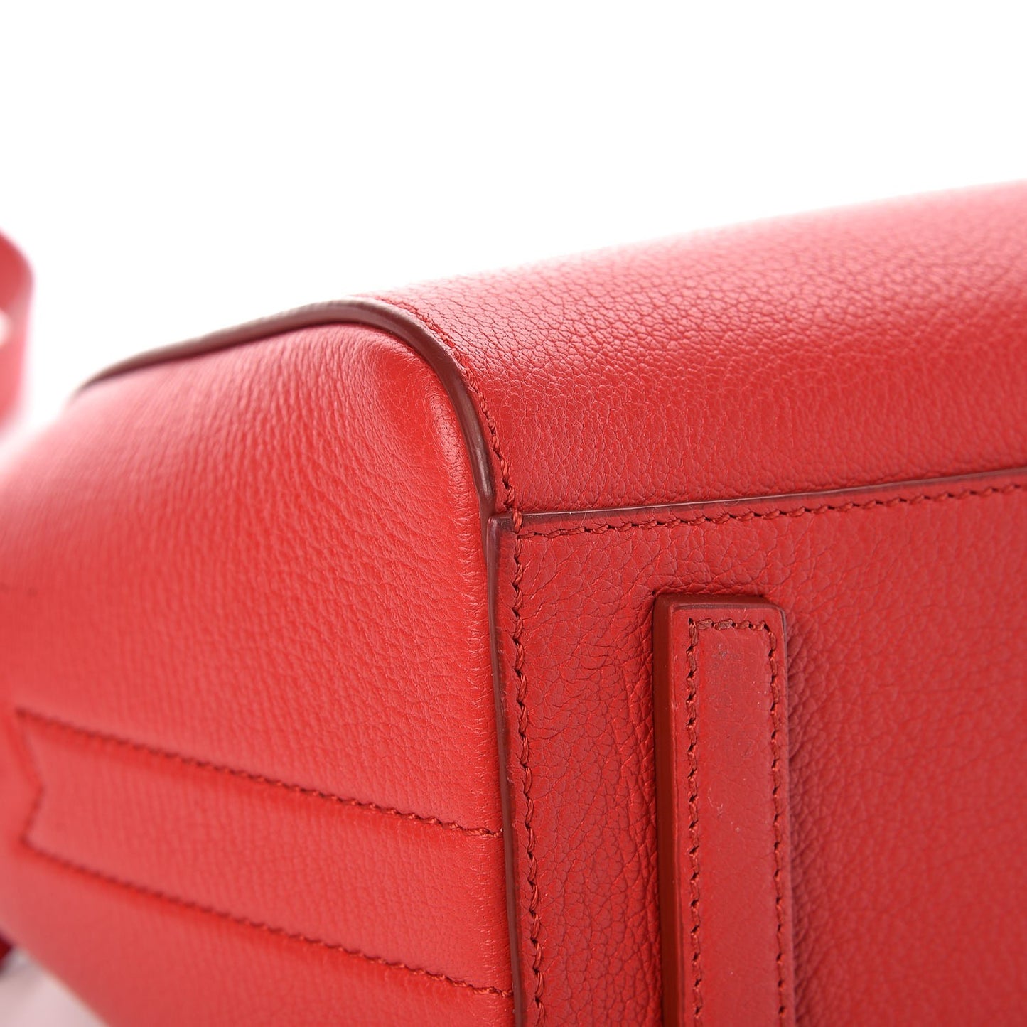 Sugar Goatskin Mini Antigona Red