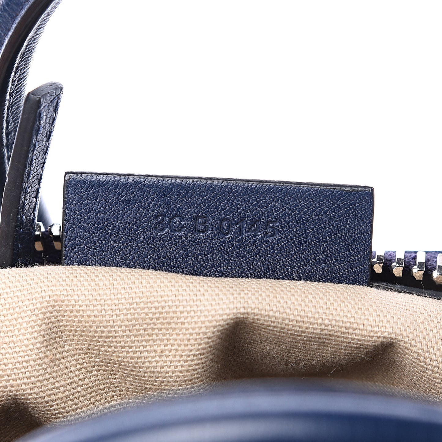 Sugar Goatskin Mini Antigona Navy