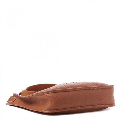 Hermes Taurillon Clemence Evelyne PM Gold 3 of 8
