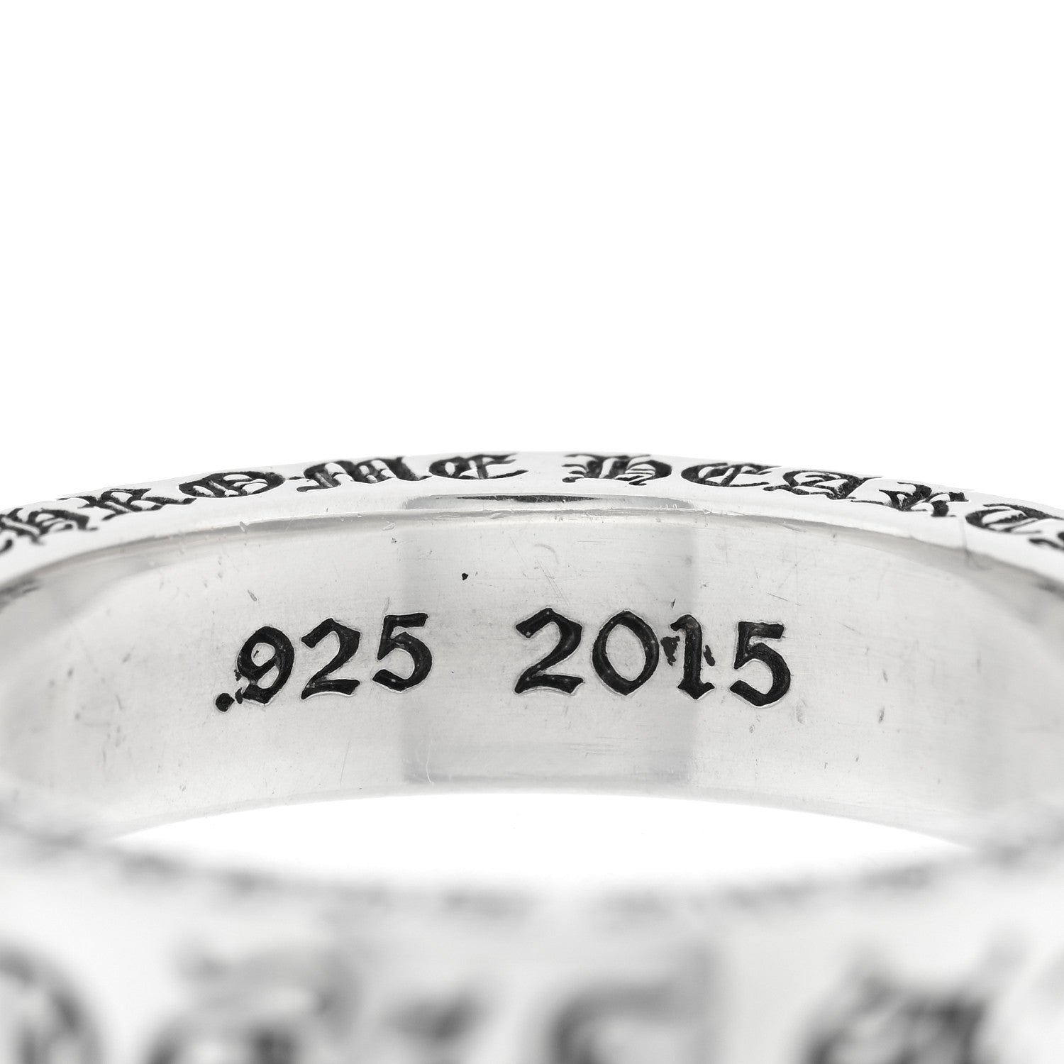 Chrome Hearts Sterling Silver CH NYC Spacer Ring 69 12.5 1549397