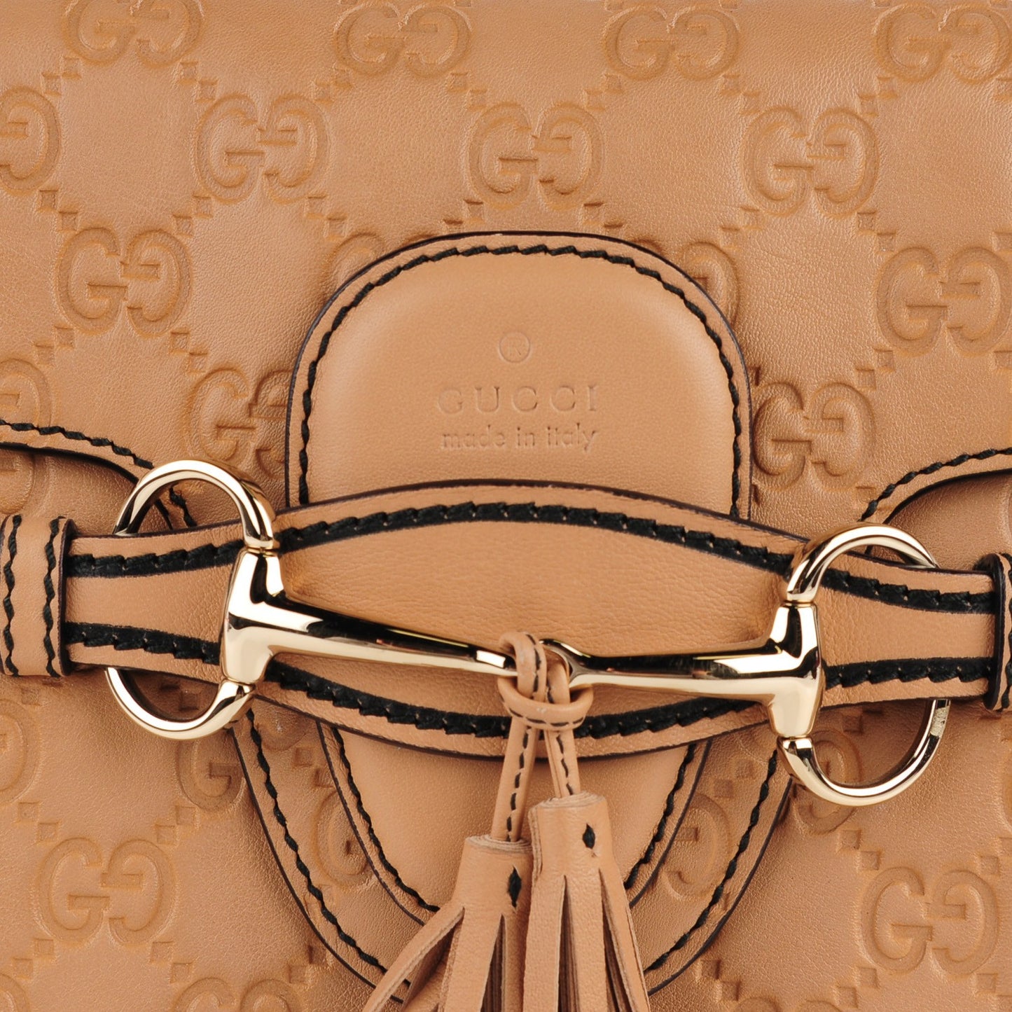 Guccissima Medium Emily Chain Shoulder Bag Camelia