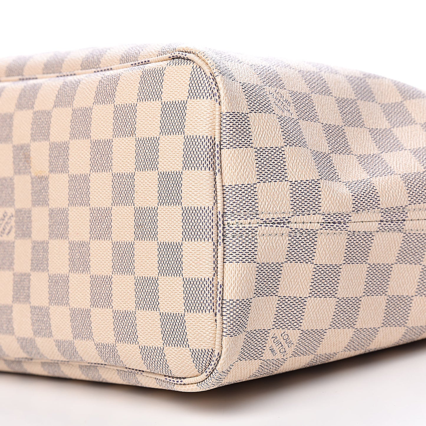 Damier Azur Neo Neverfull MM Rose Ballerine