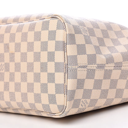 Louis Vuitton Damier Azur Neo Neverfull MM Rose Ballerine 14 of 17