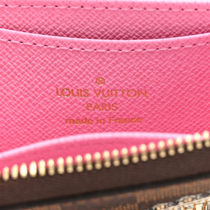 Louis Vuitton Damier Ebene 2022 Christmas Animation Paris Zippy Coin Purse Pink 6 of 7