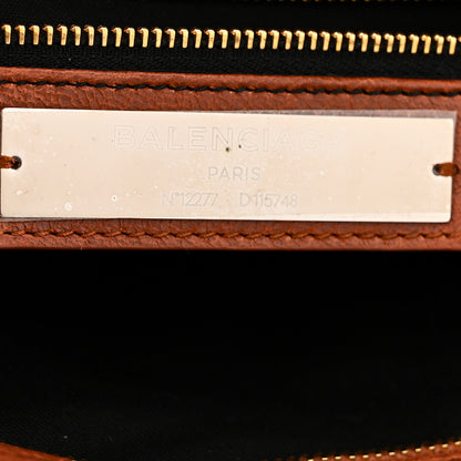 Balenciaga Agneau Classic Gold Hardware City Marron Cognac 7 of 12