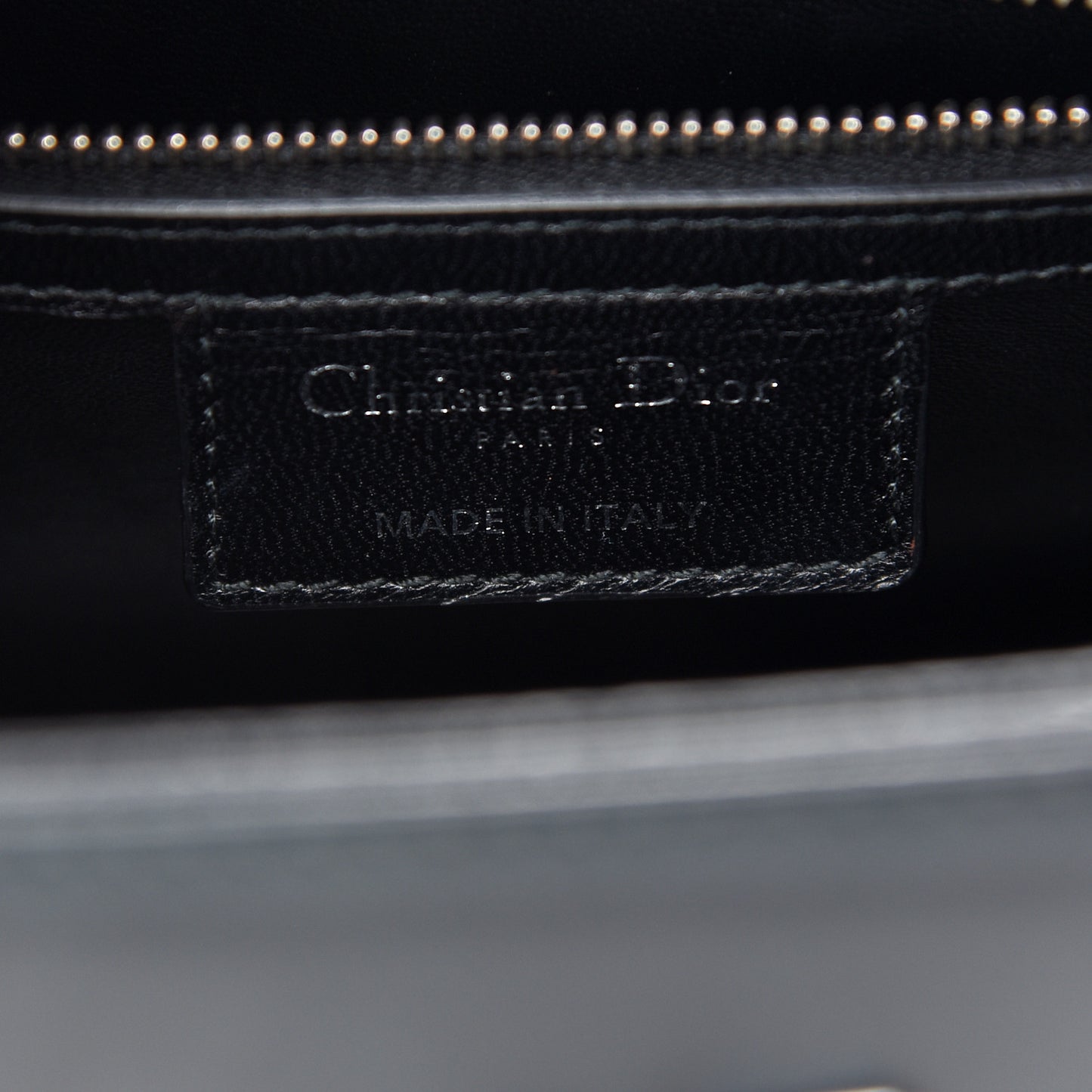 Smooth Calfskin Embroidered Beaded Floral Medium Lady Dior Black