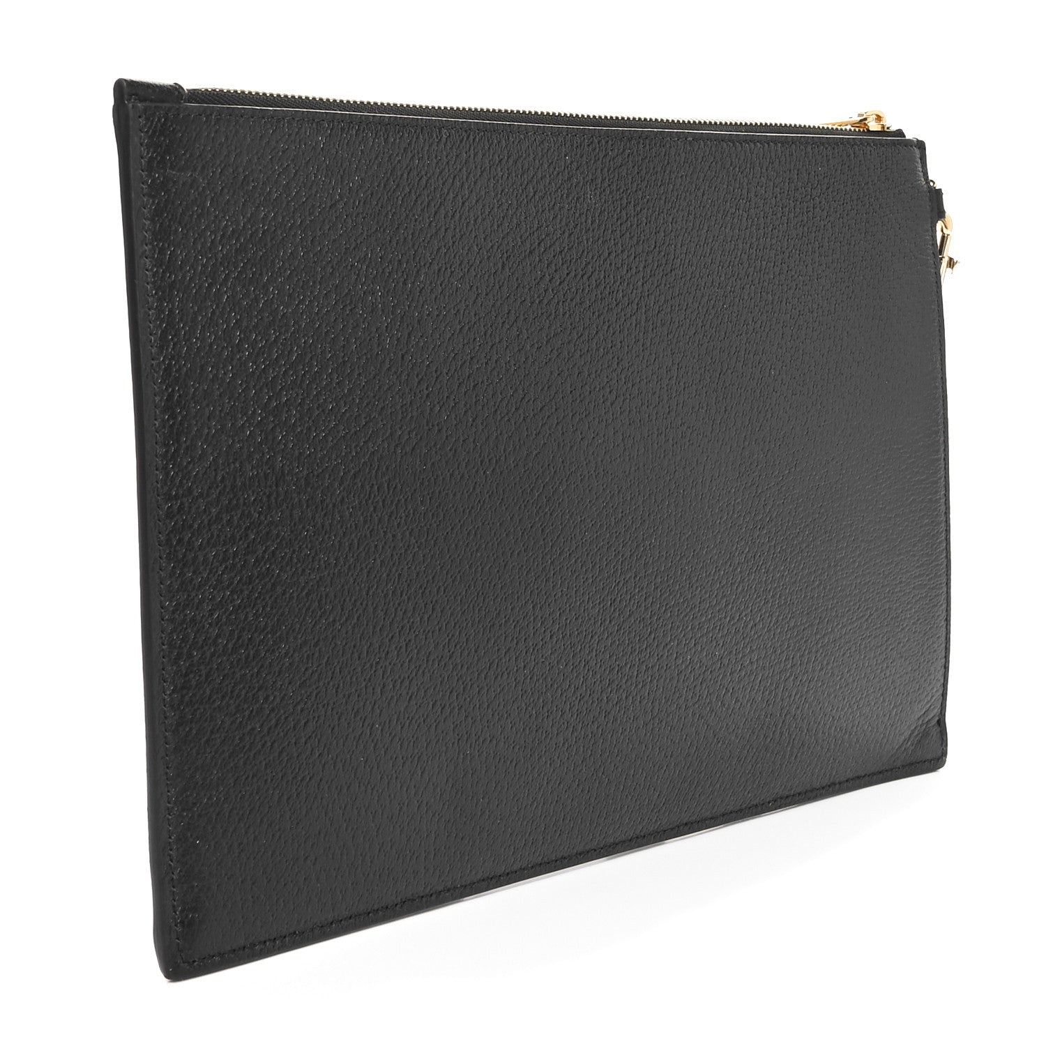 Gucci Calfskin Horsebit 1955 Wristlet Pouch Black 3 of 8