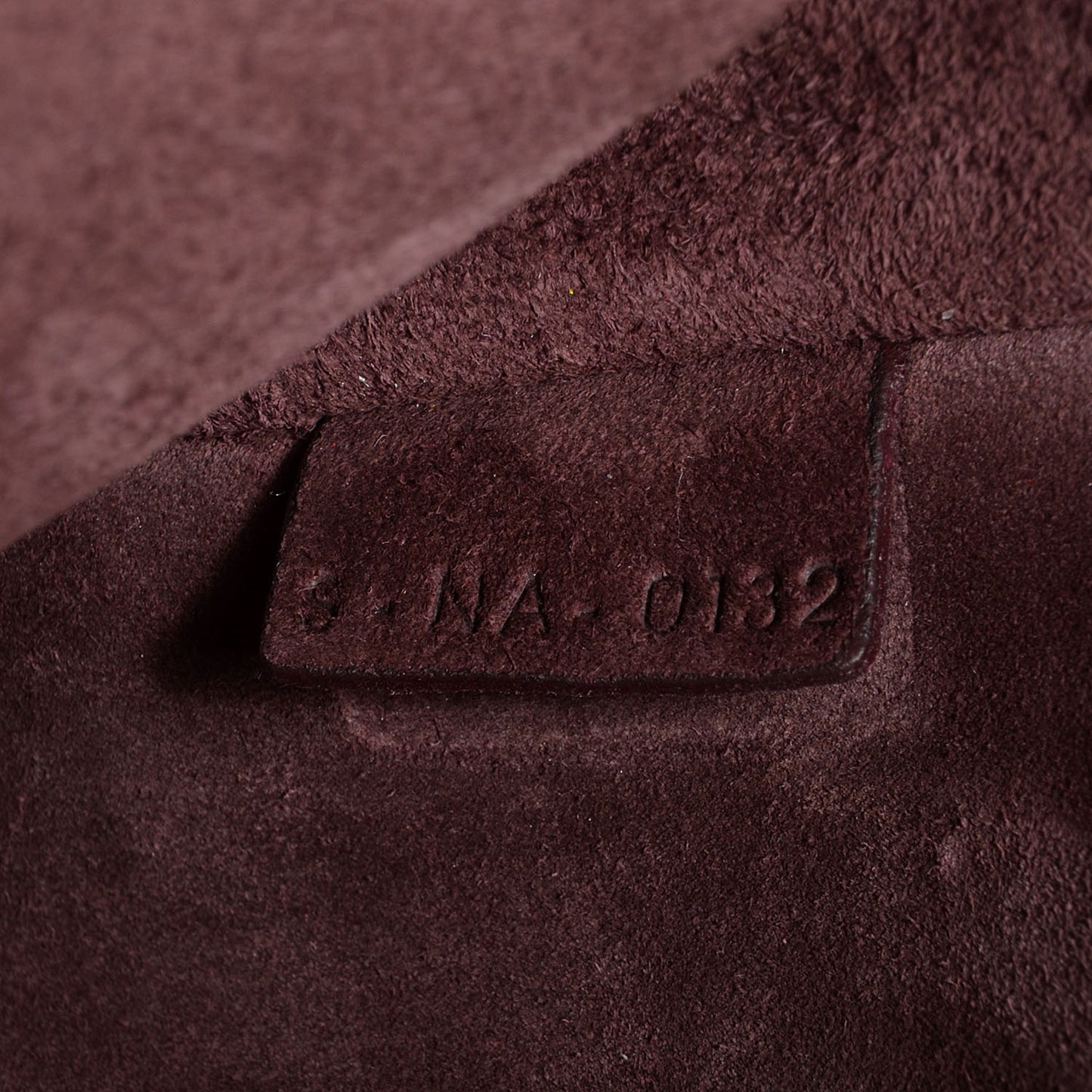 Leather Suede Diamond Clutch Red