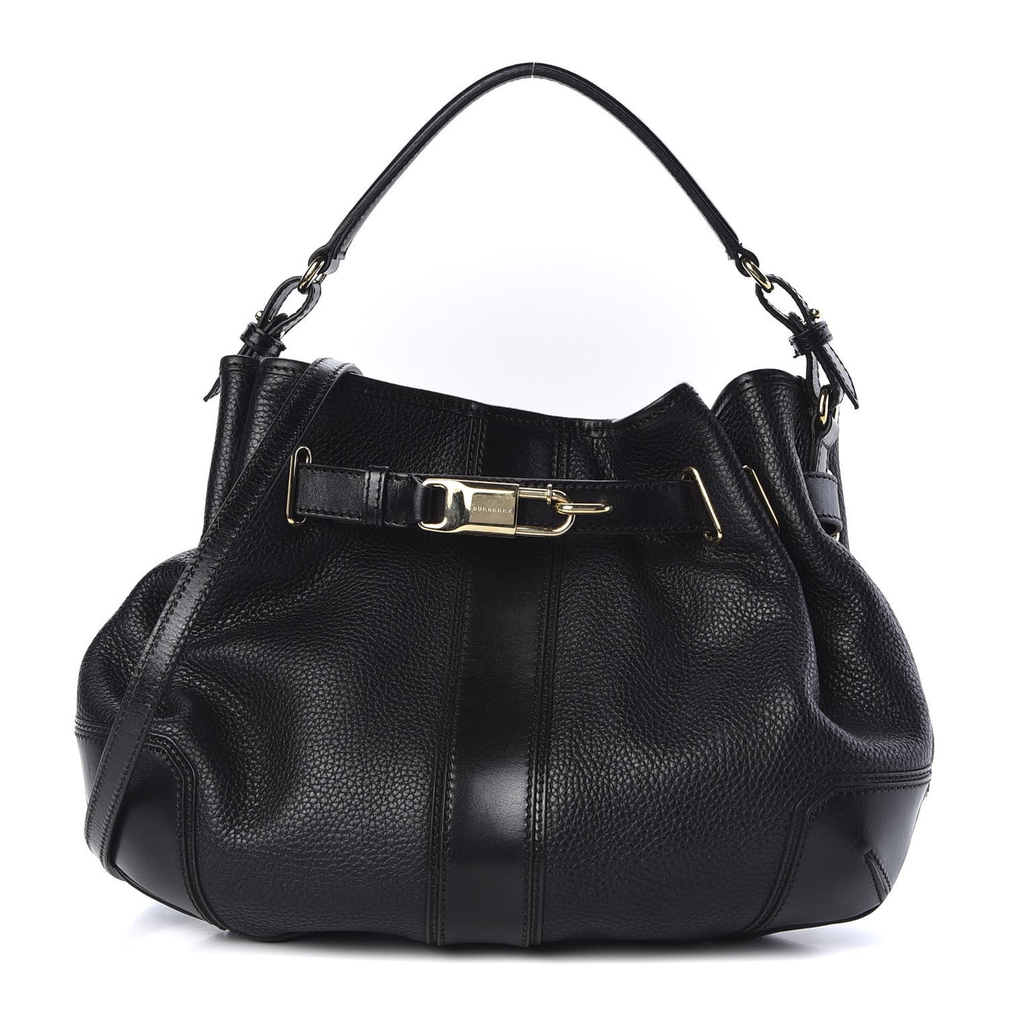 Grainy Calfskin Willenmore Hobo Black