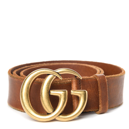 Gucci Faded Calfskin Double G 40mm Belt 95 38 Cuir 1 of 10