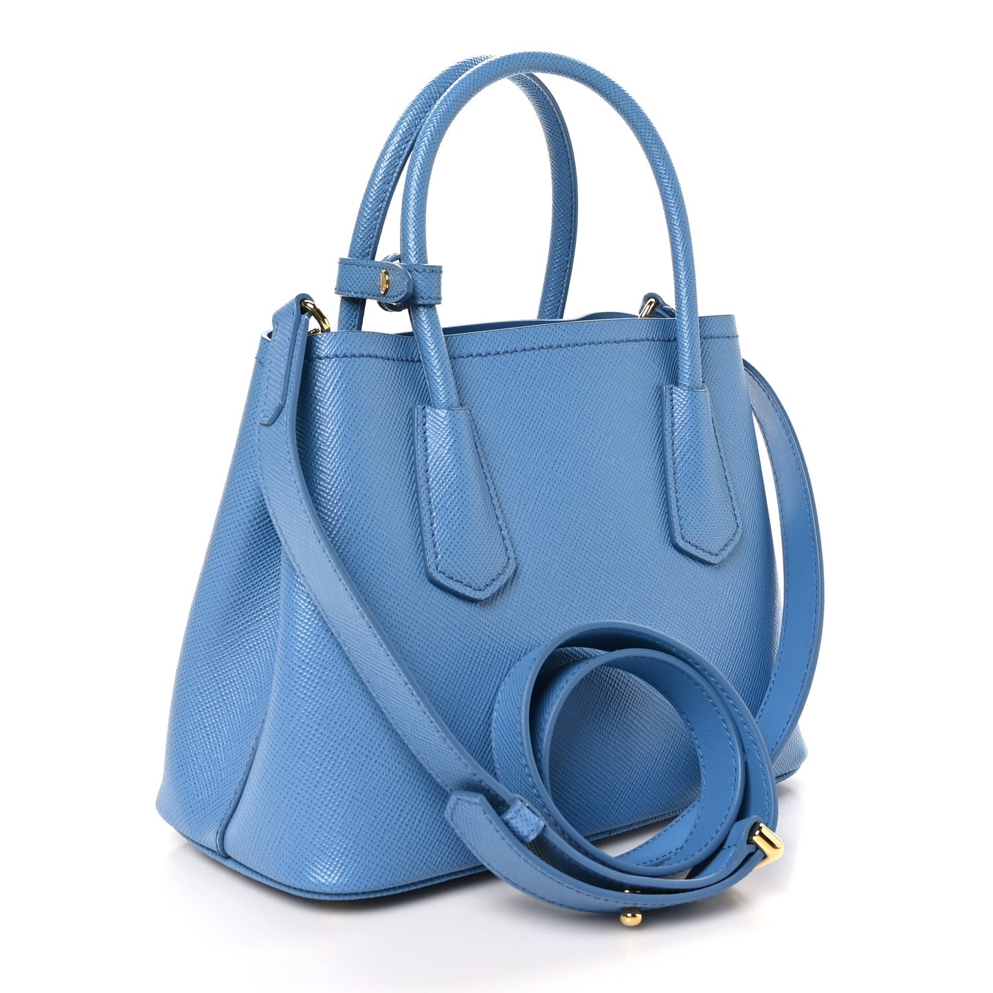 Saffiano Cuir Mini Double Bag Onda
