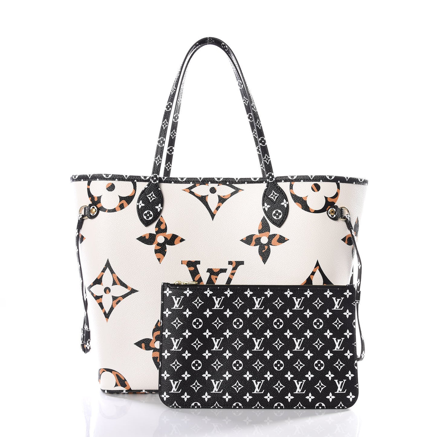 Monogram Giant Jungle Neverfull MM Ivory