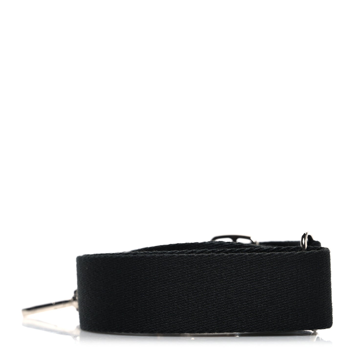 Canvas Calfskin Adjustable Shoulder Strap Black Gold