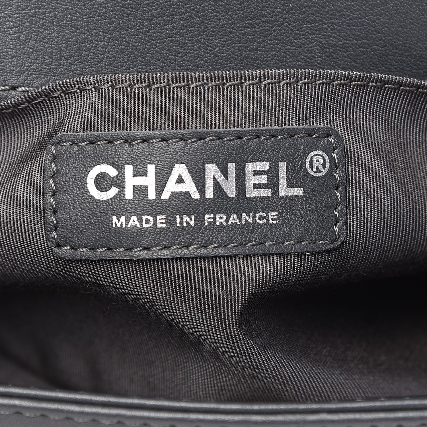 Chanel Calfskin Quilted Medium Boy Top Handle Flap Grey 6 of 11