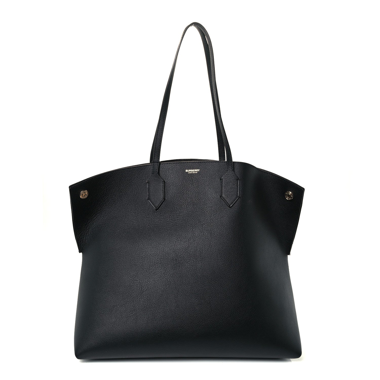 Burberry Calfskin Large Society Tote Black 1 of 9