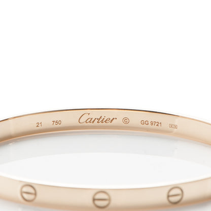 Cartier 18K Yellow Gold LOVE Bracelet 21 4 of 5