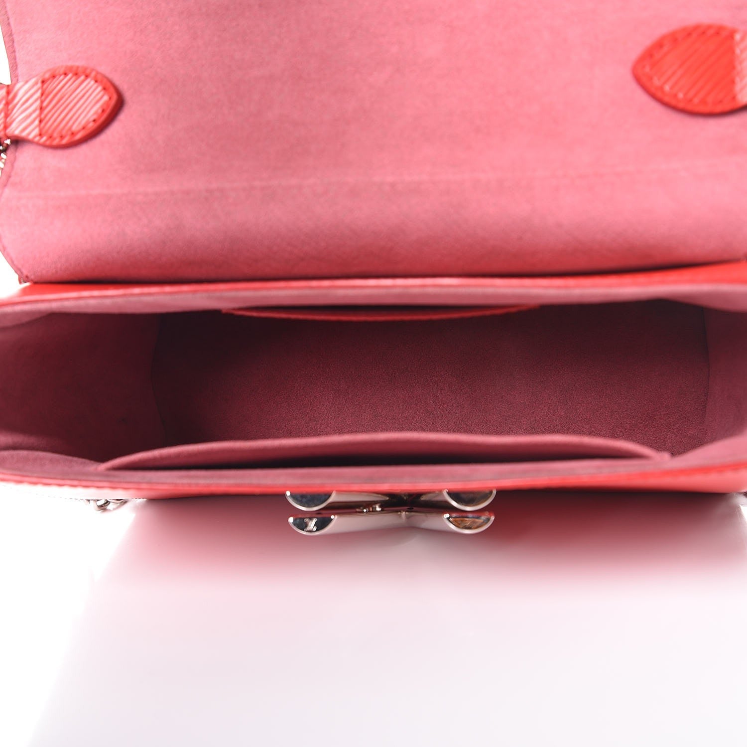 Louis Vuitton Epi Twist Shoulder Bag MM Coquelicot 5 of 9