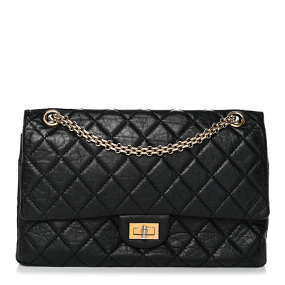 Chanel Aged Calfskin Quilted 2.55 Reissue 226 Flap Black 1 of 12
