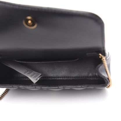 Versace Nappa Quilted Virtus Evening Bag Black 5 of 10
