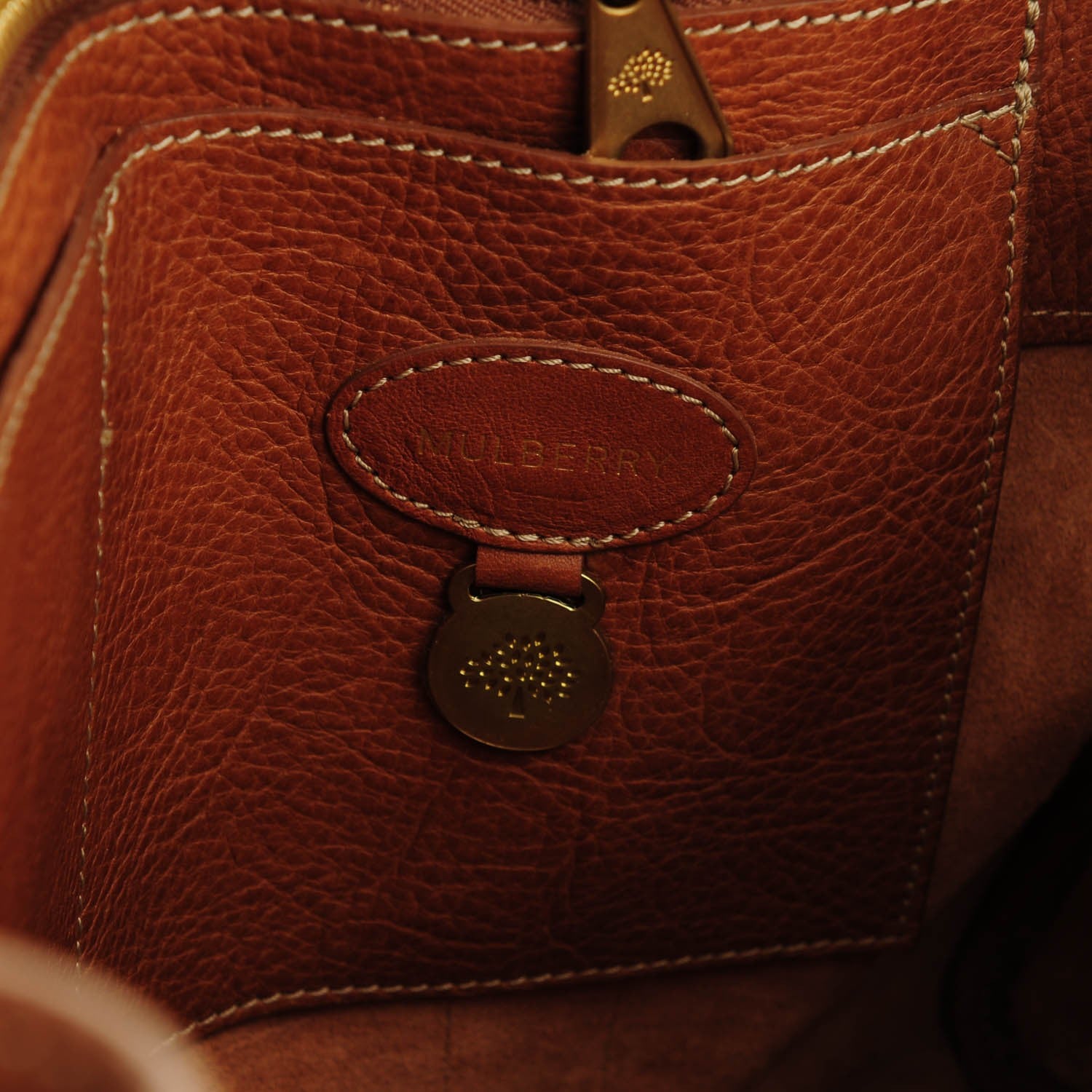 Mulberry Natural Leather Bayswater Oak 6 of 7