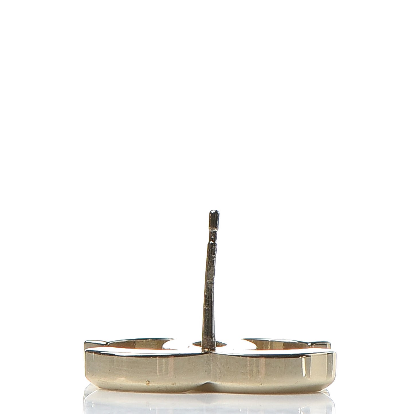 Metal CC Earrings Gold